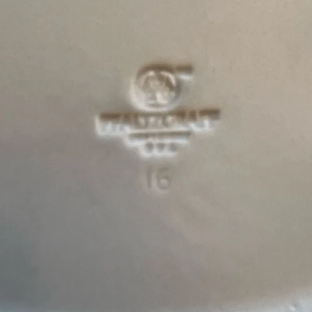 Pfaltzgraff 16 Blue Floral Oval Platter. Made in the USA. Vintage.